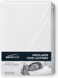 Hoeslaken AeroRest Hoeslaken Twijfelaar Luchtbed | 100% Katoen | Wit | 137 x 203-210 cm