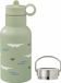 Fresk Thermosfles 350 ml - RVS Waterfles – Lekvrije Drinkfles voor Kinderen – Koude en Warme Dranken – BPA-vrij – Onbreekbaar – 2 Doppen – Thermosbeker – Drinkbeker Jongens - Groen - Crocodile