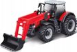 Bburago 31633 Tractor met wrijving Massey Fergusson lader schaal 1:43