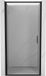 Mexen Exo porte de douche battante 75 cm, verre transparent, noir