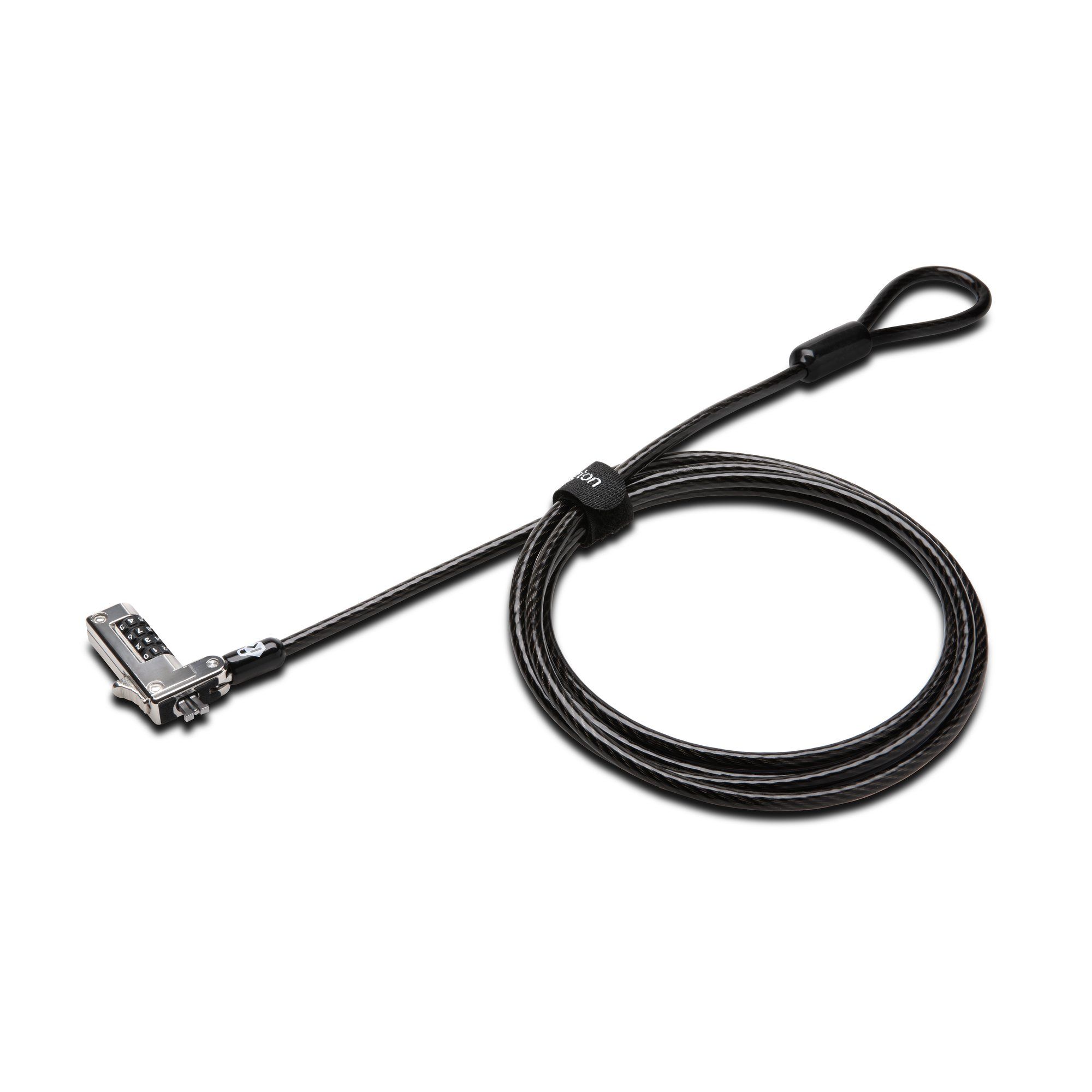 Kensington Slim NanoSaver® Combination Laptop Lock - Zwart