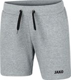 Jako Base Joggingshort Dames - Lichtgrijs Gemeleerd | Maat: 40