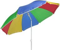 Merkloos / Sans marque Wan GmbH Parasol 180 cm - Strandscherm en Balkonscherm in Regenboogkleuren