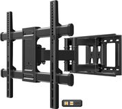 Support mural TV sans marque 37-75 pouces - Inclinable et pivotant avec double bras - VESA max. 600x400mm - Noir