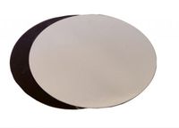 Decora Cake board zwart/zilver 28cmx2mm
