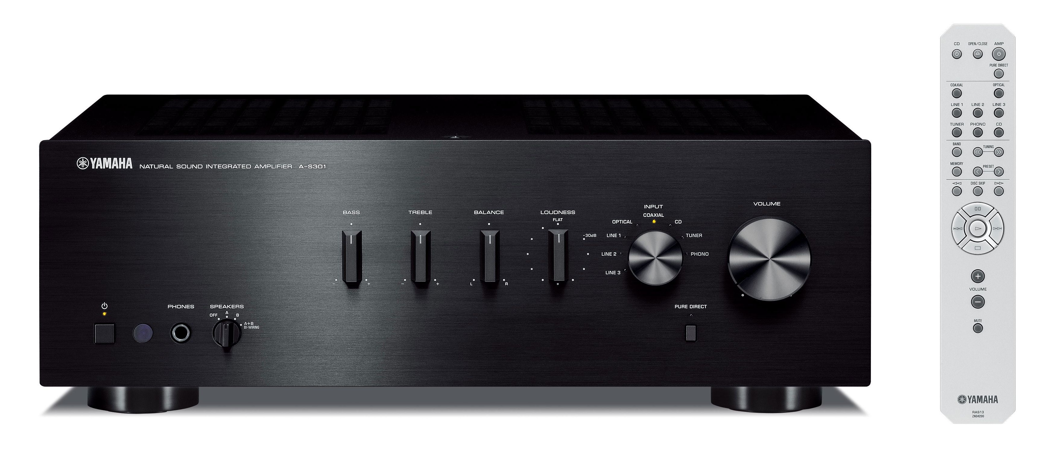 Yamaha A-S301 Stereo Amplifier - Black