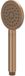IVY Handdouche Rond 9 cm Satin Spray - Geborsteld Mat Koper PVD