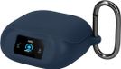 kwmobile cover voor oordopjes case - geschikt voor Anker Soundcore Liberty 5 Pro - Trendy beschermhoes draadloze oordopjes in donkerblauw