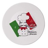 BORMIOLI ROCCO Ronda Pizzabord Pizzachef - 33 cm - wit - glas