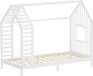 ML-Design Kinderbed 90 x 200 cm met Lattenbodem, Huisbed met Dak en Raam