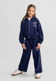 Minoti trainingspak meisjes met capuchon marineblauw - donkerblauw