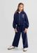 Minoti trainingspak meisjes met capuchon marineblauw - donkerblauw
