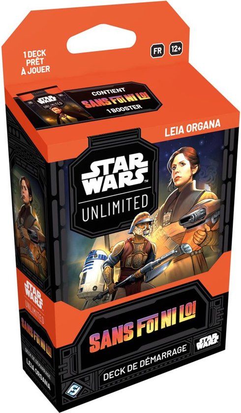 Asmodee Star Wars Unlimited - Sans Foi Ni Loi Starterdeck - Leia Organa - Trading Cards - Frans
