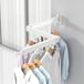 Étendage à linge Étagère à linge Pliable Étagère murale - Max 80 kg - Aluminium - Blanc - Intérieur et extérieur
