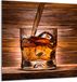 TMK ArtDeko Panneau de cuisine en verre 60x65 cm Whisky Design graphique