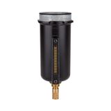 Riegler MS 45 FS-A metalen doos met kijkbuis, O-ring met volautomatische lediging