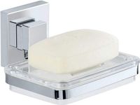 Wenko Zeephouder Vacuum-loc 12 X 6,5 Cm Transparant/zilver
