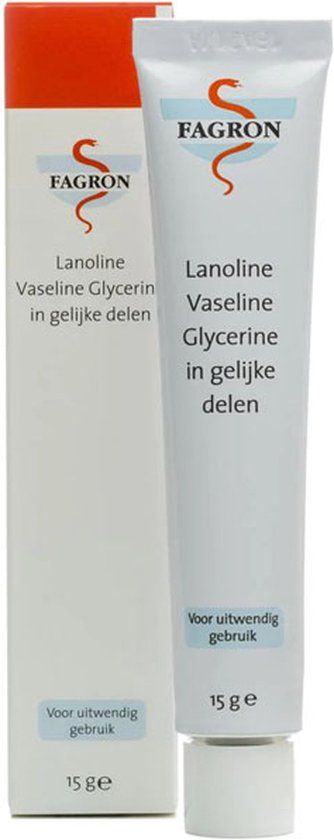 Fagron - Lanoline / Vaseline / Glycerine AA - 15g - Parfumvrij