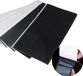 Bol Lot de 6 bandes velcro noires pour couture - 11 x 15 cm - pour textile, vêtements, chaussures