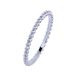 Lucardi Dames Zilveren ring met bolletjes - Ring - 925 Zilver - Zilverkleurig - 19.50 / 62 mm