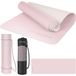 Tapis de yoga tapis de sport tapis de fitness - 183 x 61 cm - 6 mm - TPE - Avec sac de transport et sangle