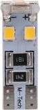 M-Tech LED W5W 12V - Premium - 8x Led diode - Canbus - Wit - Set