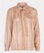 Esqualo Damen-Shirt gestreift Langarm Baumwolle LIGHT ROSE/SAND XL (42)