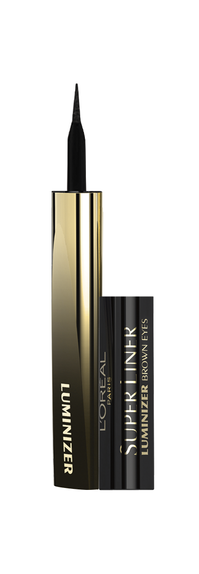 L'Oréal Make-Up Designer Super Liner Luminizer Brown Eyes - Bruin - Eyeliner