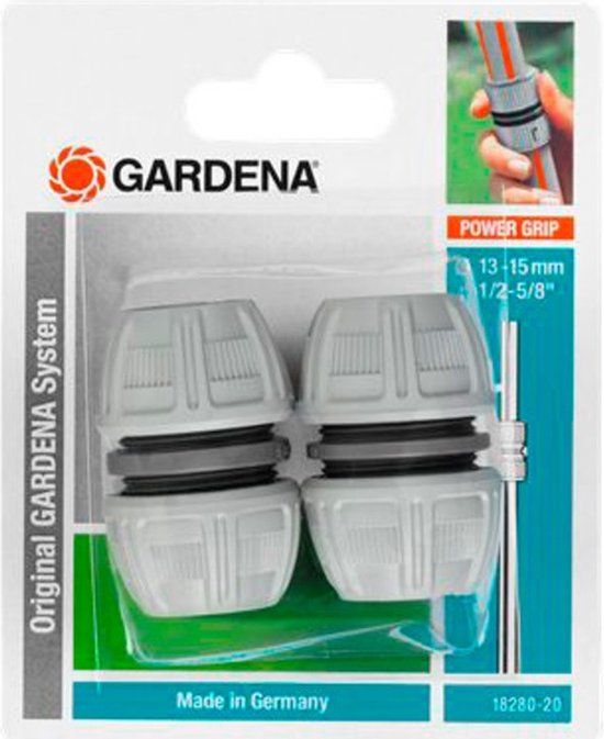 GARDENA Slangreparatiestuk - 13 mm (1/2") Ø - Set van 2 stuks