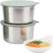 BABYBOO Faitron BabyBoo Inner Dish Set - Accessoires voor BabyBoo Food Warmer - Verwisselbare Binnenbakjes - BPA-vrij Materiaal - Set van Kommen - Groen