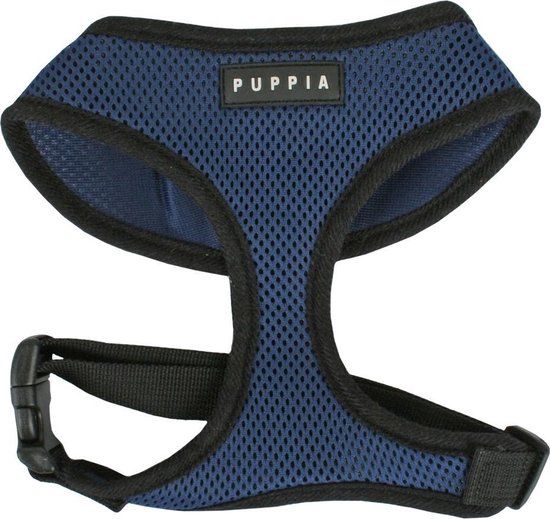 Puppia Soft Hondenharnas - M - Marine Blauw