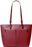 Michael Kors Jet Set Travel Sac fourre-tout moyen à double poche, Ochsenblut