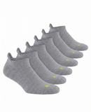 FALKE 6-paar Cool Kick Sokken - die niet afzakken - Polyester - Gris