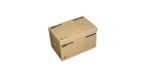 Elba Systemcontainer tric 54.5x32.0x 36.0 cm avec couvercle rabattable Paquet 10 porte-revues Boîte Beige