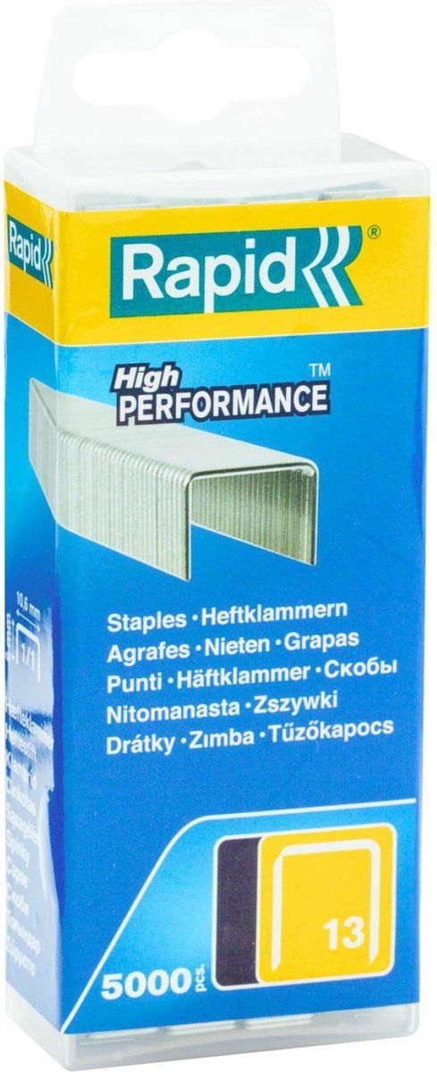 Rapid Nietjes type 13, 6 mm - 5.000 stuks