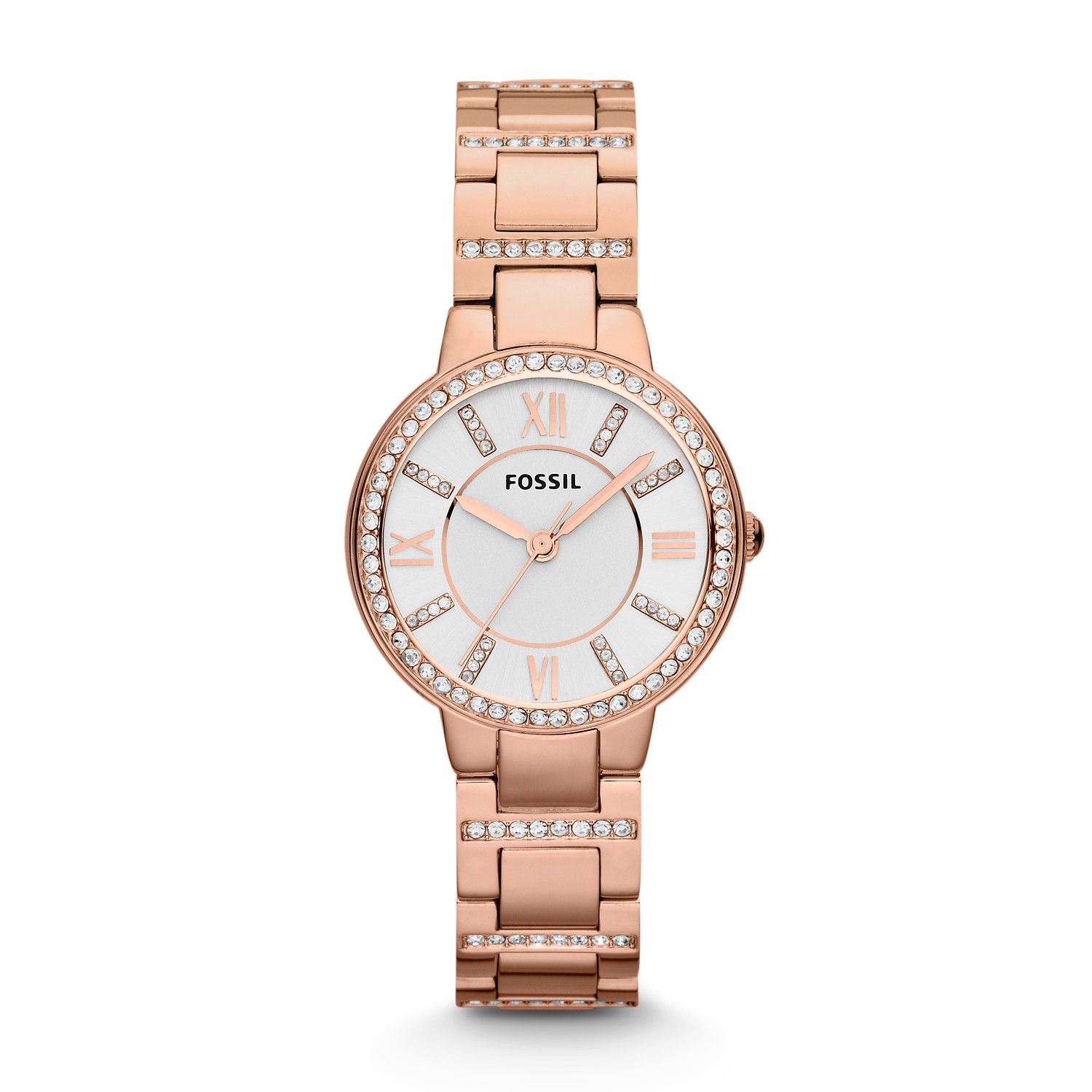 Fossil ES3284P Horloge Dames Goud 30 mm