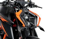 Puig 21909J Naked Front Downforce Winglets voor grotere aerodynamica en stabiliteit, matzwart