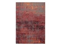 Louis De Poortere Tapis lavable intérieur & extérieur - 200 x 280 cm - Streaks Nassau Red - Tapis à poils courts - PET recyclé - Fabriqué en Belgique - Circulaire