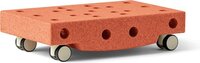 Modu Activity toy - Scooter Board - zachte blokken - speelgoed 1 jaar - balansbord- Burnt Orange / Dusty Green