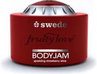Swede Fruity Love Bodyjam - Aardbeienwijn - Glijmiddel - Framboos - 150 ml