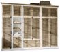LOBERON Set kasten Daviau bruin/wit