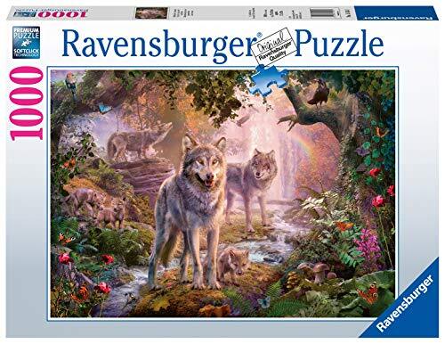 Ravensburger 151851 Puzzel Wolvenfamilie In De Zomer - Legpuzzel - 1000 Stukjes