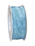 Präsent Lyon Bedraad Taflint Aquamarijn 40 mm breed, 25 m lengte