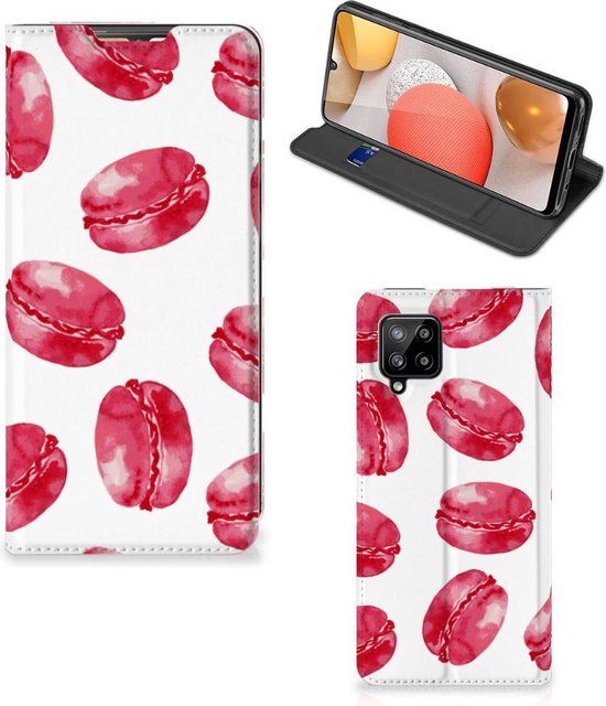 GSM Hoesje Samsung Galaxy A42 - Book Case - Pink Macarons
