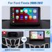Ford Fiesta Mk6 (2009–2017) Autoradio - Android 15 - 4 Go RAM + 128 Go stockage - écran tactile 22,9 cm - CarPlay/Android Auto - Prise en charge de la caméra AHD - Noir