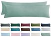 TRANKIELO® - Taie d'oreiller 40 x 145 cm – set de 2 – microfibre douce – sauge vert – certifié