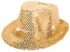 Folat - Gouden Trilby Hoed met Glitters