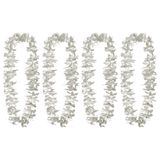 Boland Hawaii krans/slinger - 4x - Couleurs tropicales argent