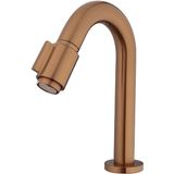 Wiesbaden Victoria Robinet de lavabo - Robinet de toilette - Robinet d'eau froide - 1/2 - Bronze brossé Cuivre