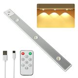 Diaryan Amazon merk led-onderbouwlamp voor in de keuken met afstandsbediening, dimbaar, kastverlichting met bewegingsmelder, accu, schijnwerper, lichtstrip, wijnkastverlichting, kastlicht voor kast